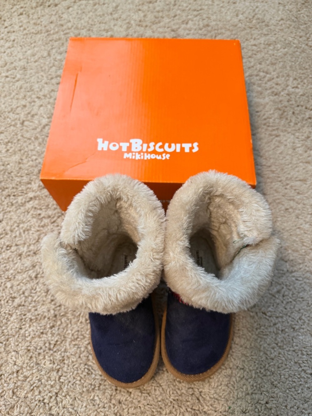 Hot Biscuits MikiHouse Colour-block Boots